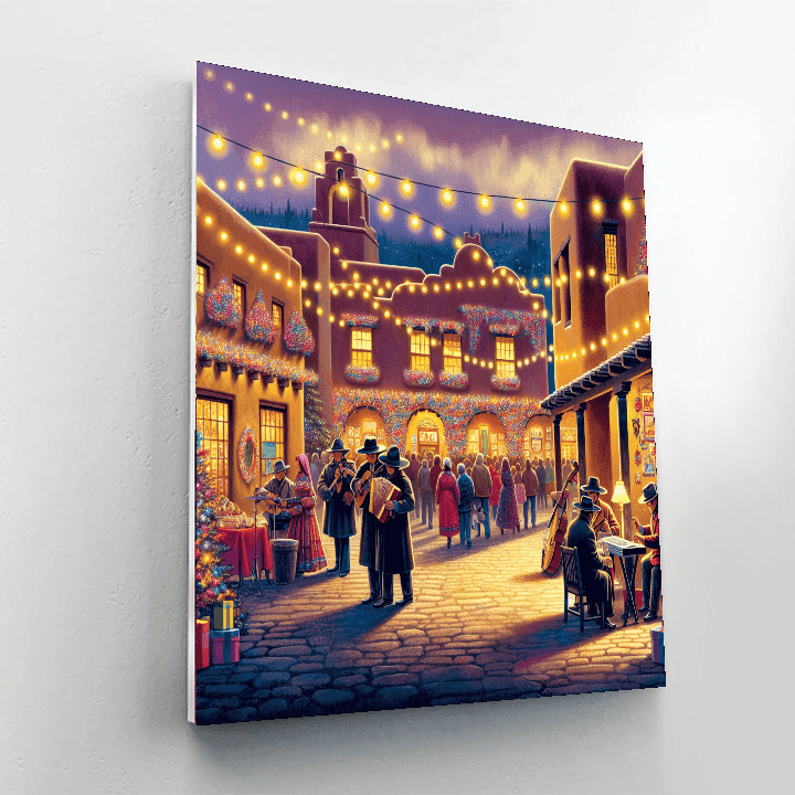 Albuquerque Old Town Holiday Festival - Usa Paint By Numbers Art