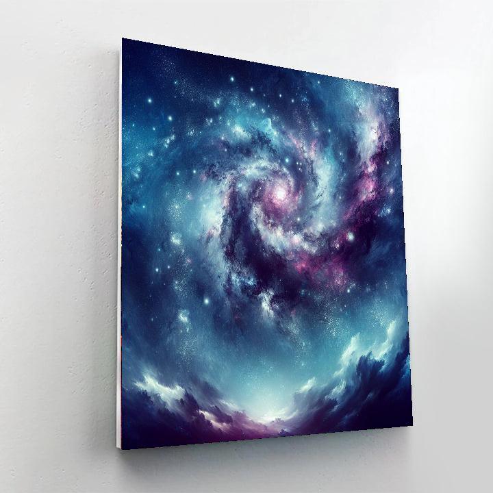 Galactic Stargazer's Dream DIY Paint By Numbers