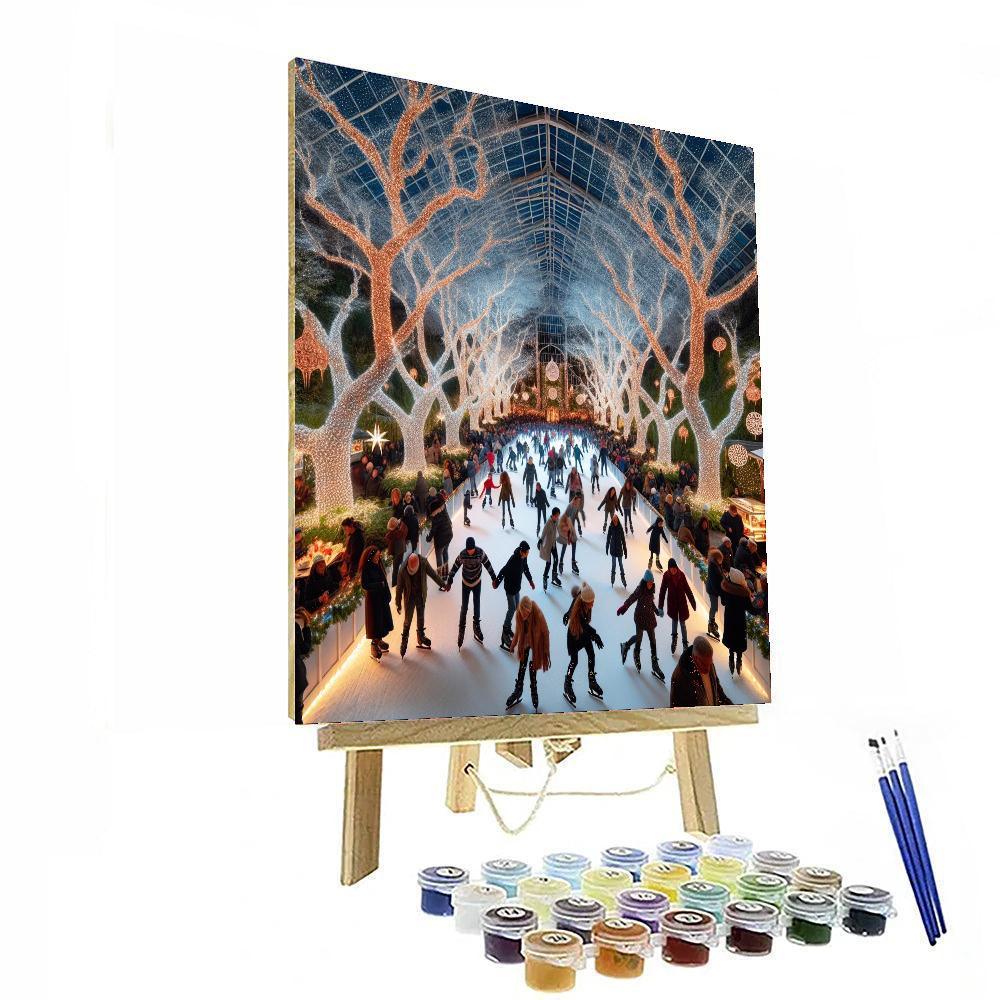 Kew Gardens Winter Festival - Uk Paint By Numbers Kits