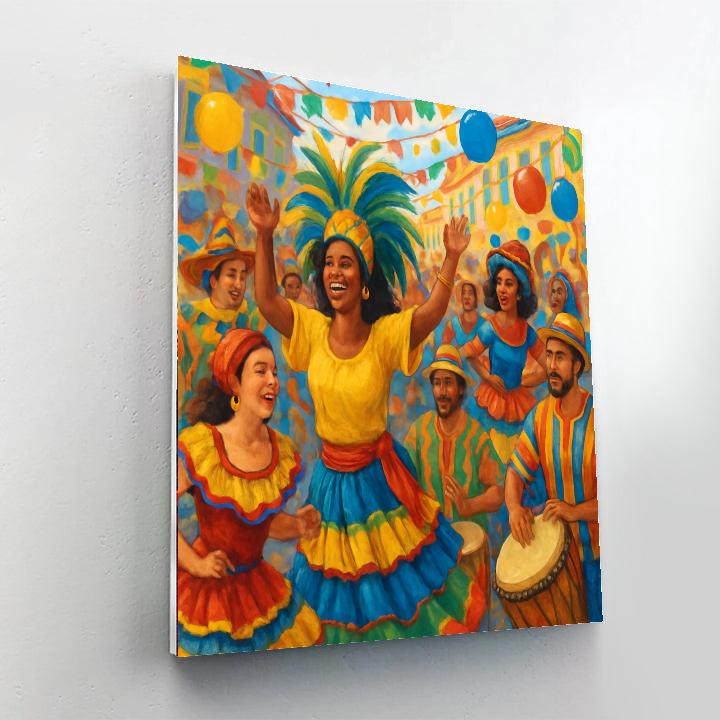 Karnaval Brasil Painting Number Kit