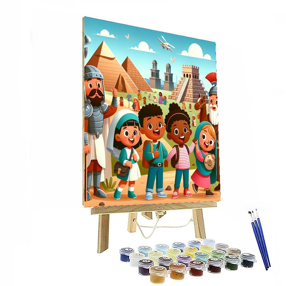 Exploration Of Ancient Civilizations Numbered Painting Kits