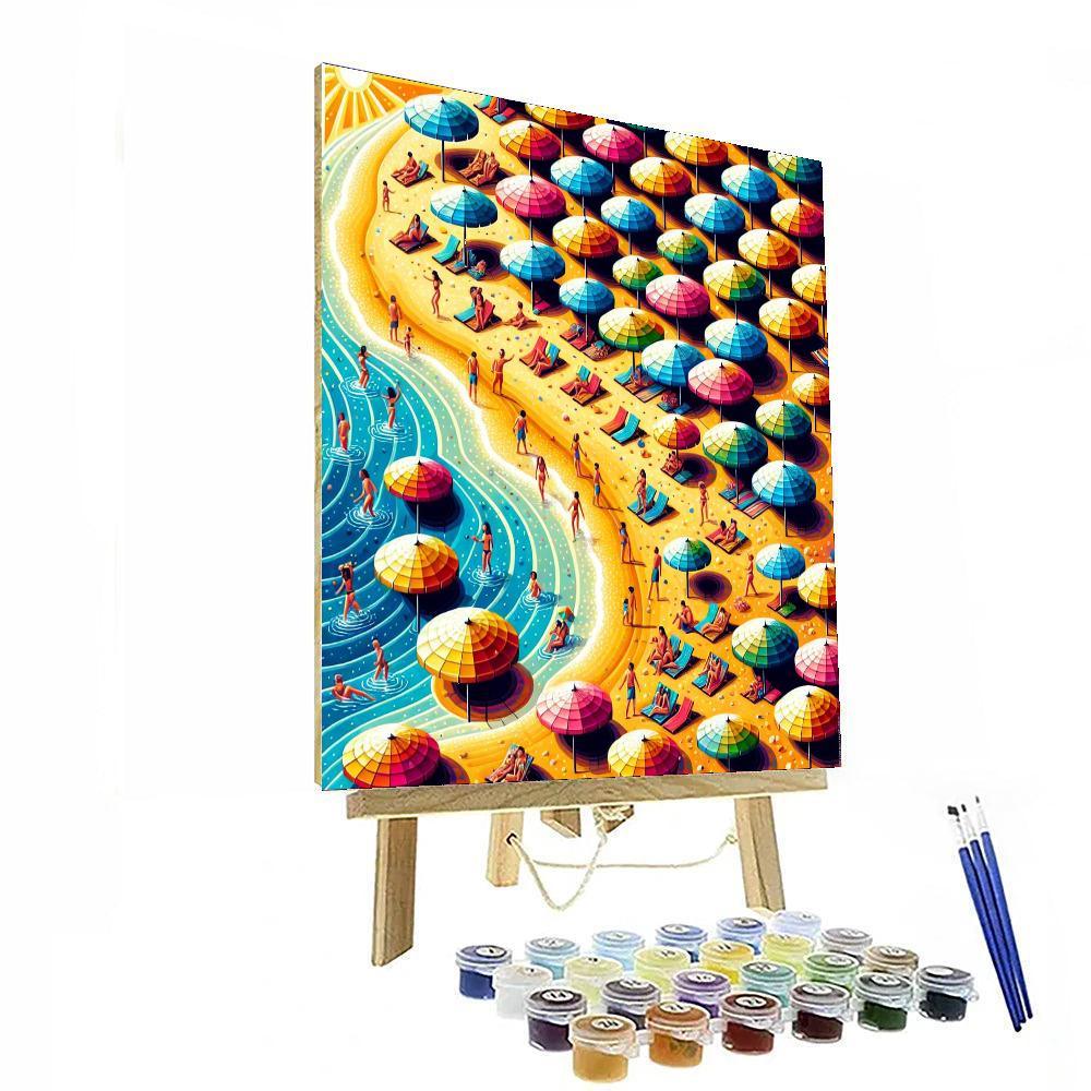 Radiant Beach Vibes - DIY Painting By Numbers Kit – Artistry Rack