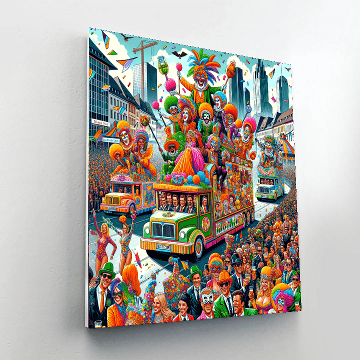 Fasching Festival Painting By Numbers Kit