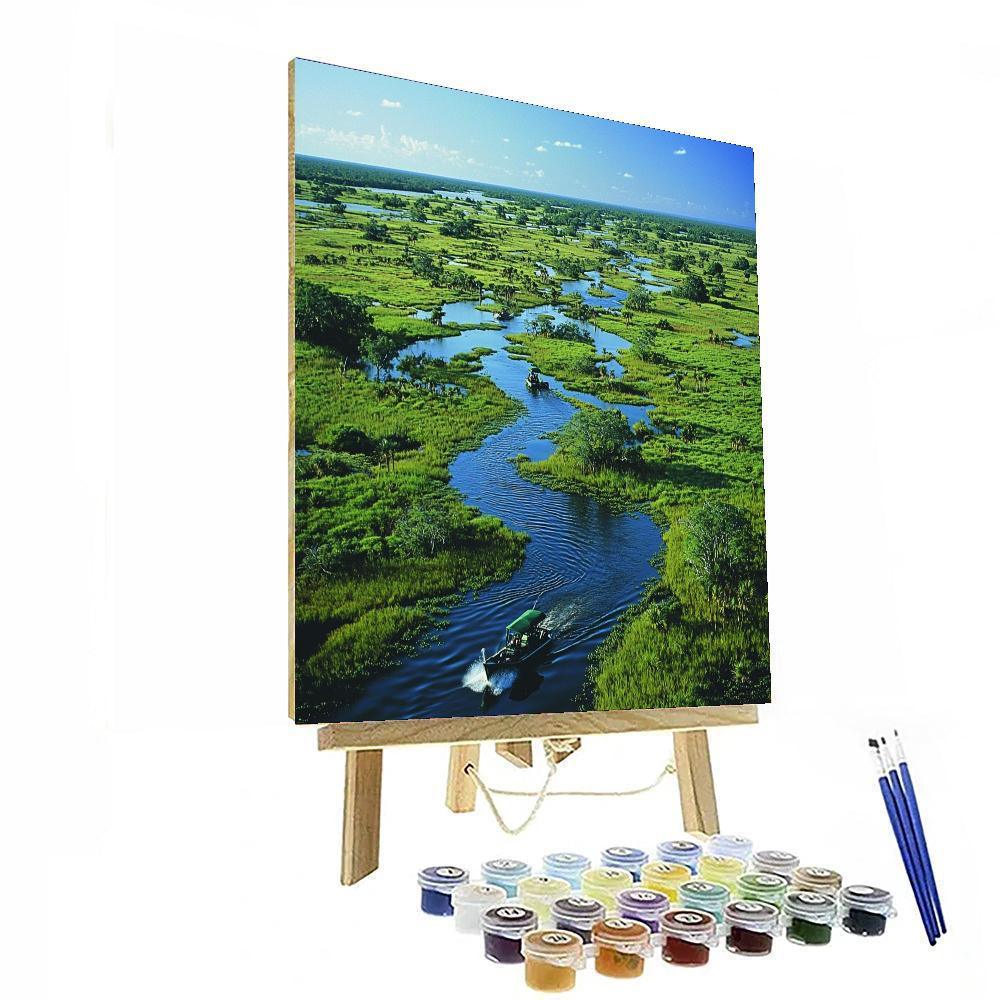 Everglades National Park - Usa Numbered Painting Kits
