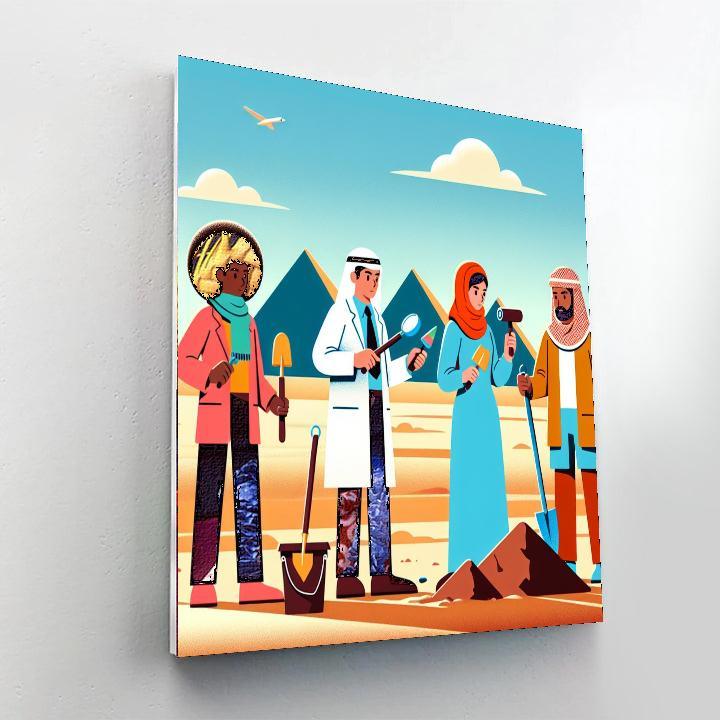 Articulate Archeologists Paint By Color