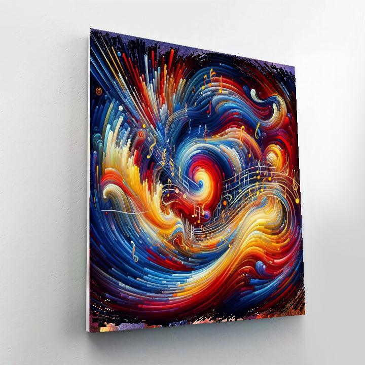 Energetic Music Vibes Painting Number Kit