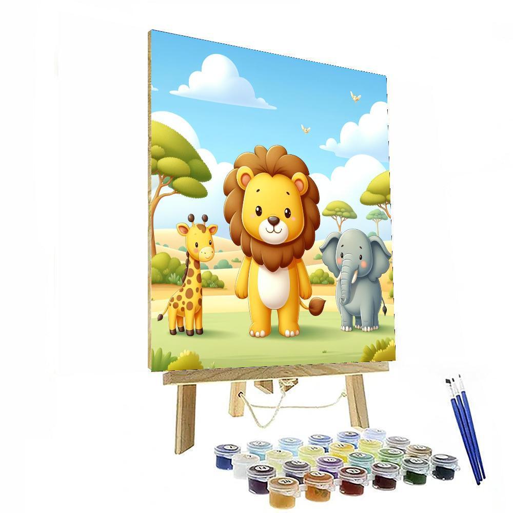 Safari Exploration Quest Painting By Numbers Kit