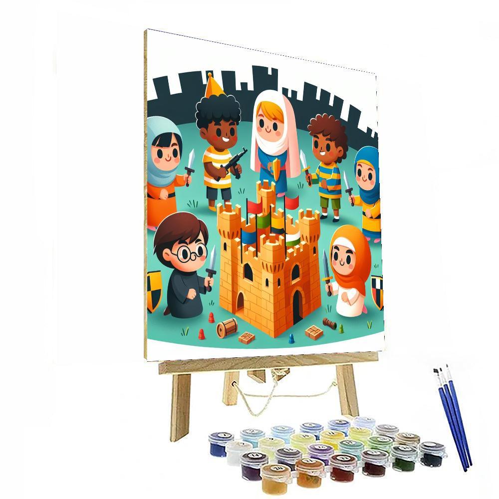 Castle Siege Surprise Number Painting