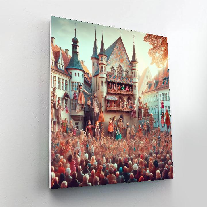 International Festival Of Puppet Theatre - Czech Republic Numbered Painting Kits