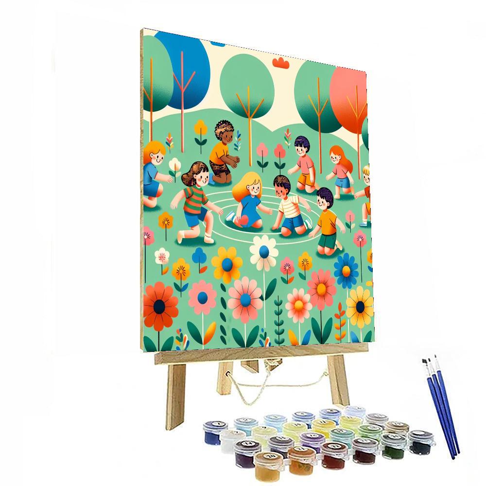 Floral Fiesta Celebration Number Painting