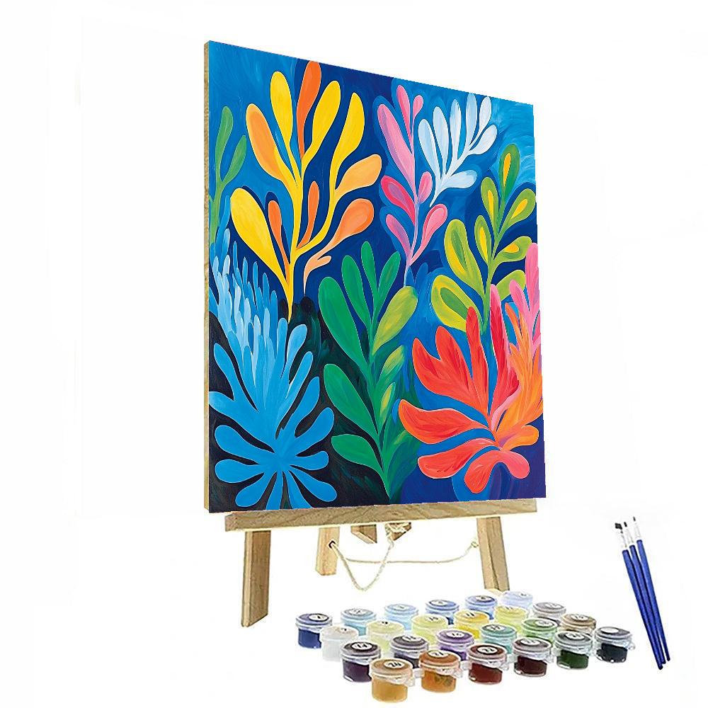 Henri Matisse Inspired Euphoric Echoes  Paint By Color