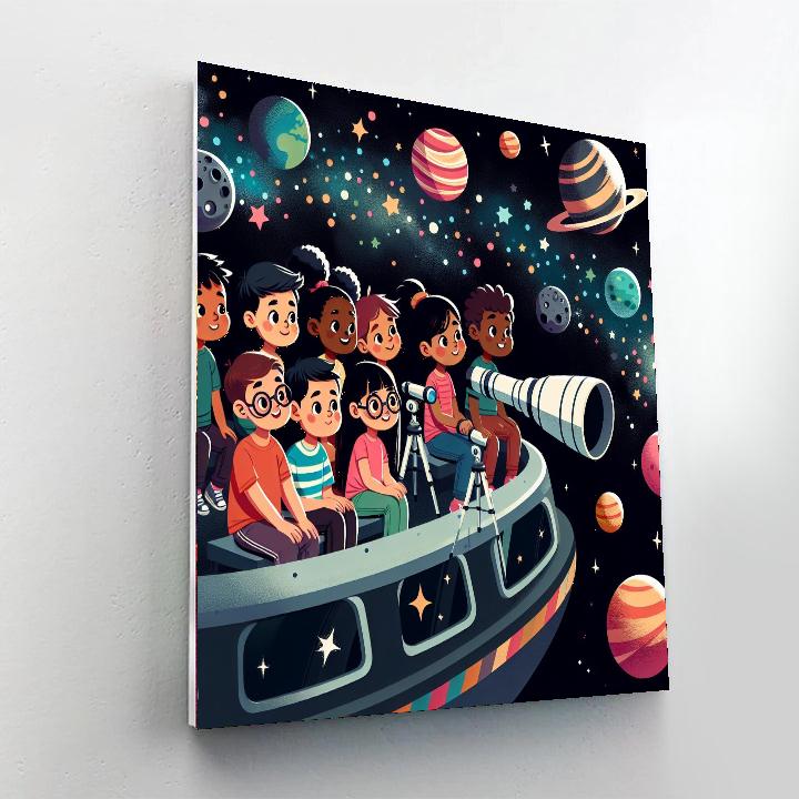Wonders Of The Solar System Paint By Numbers