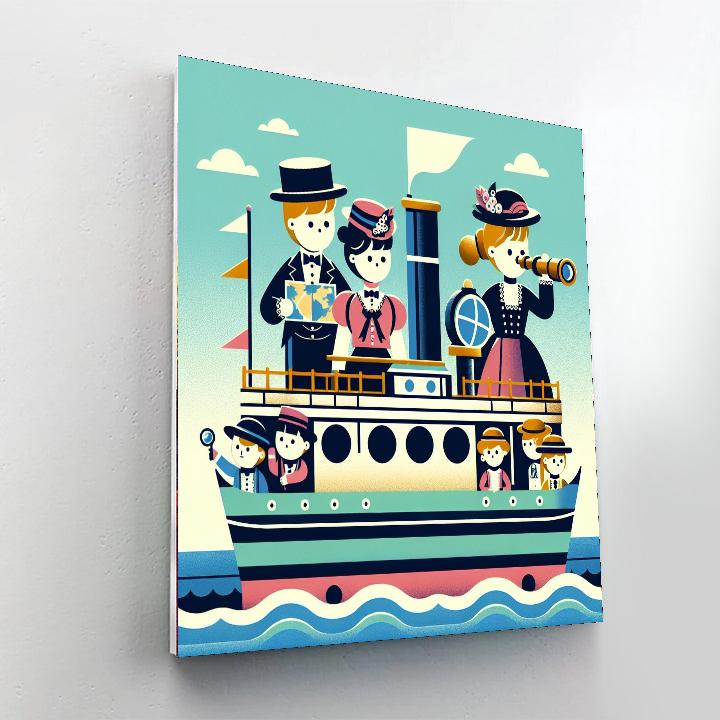 Victorian Voyage Number Painting