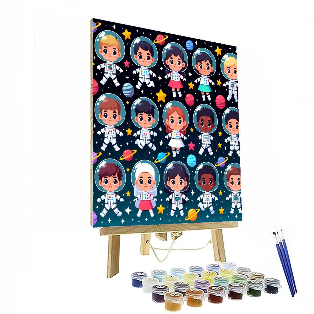 Galaxy Guardians On Starry Quest Paint By Numbers Kits