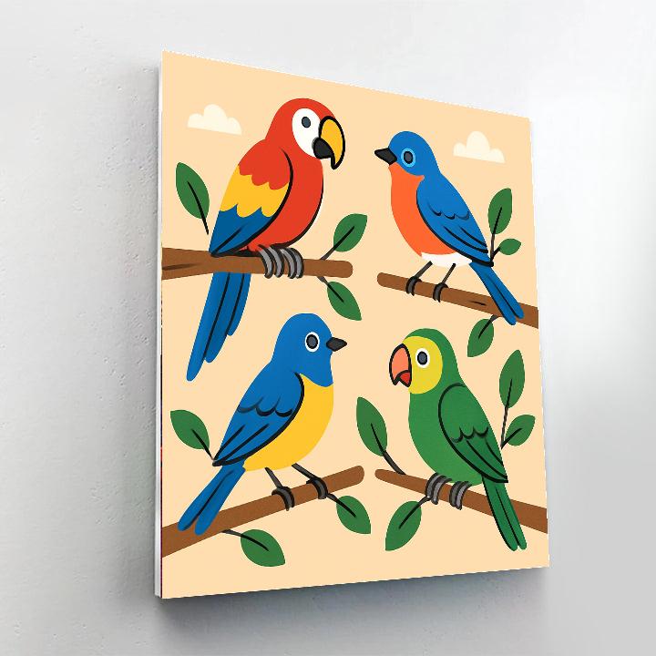 Birdwatching Bonanza Paint By Numbers Kits