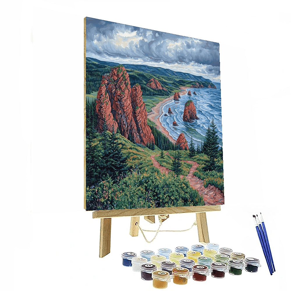 Bay Of Fundy - New Brunswick Paint By Numbers
