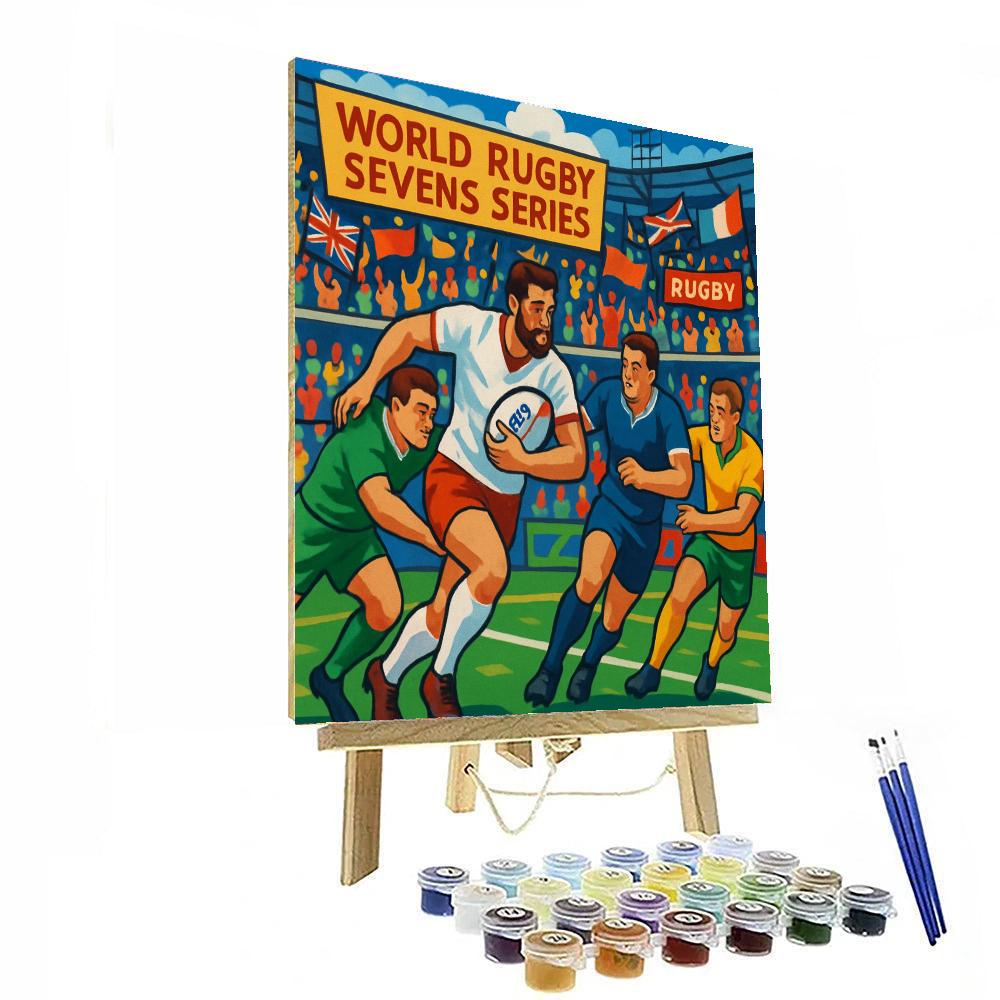 World Rugby Sevens Series DIY Paint By Numbers