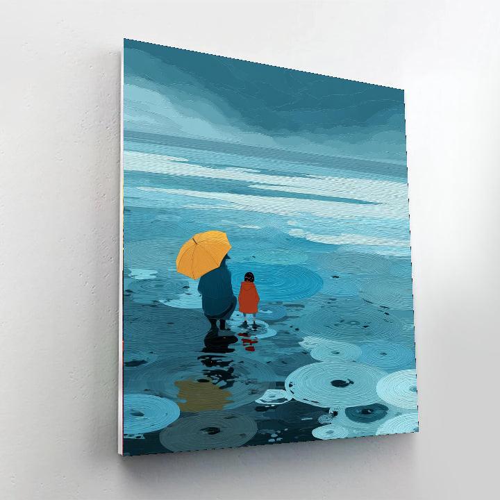 Blissful Rain Showers Numbered Painting Kits