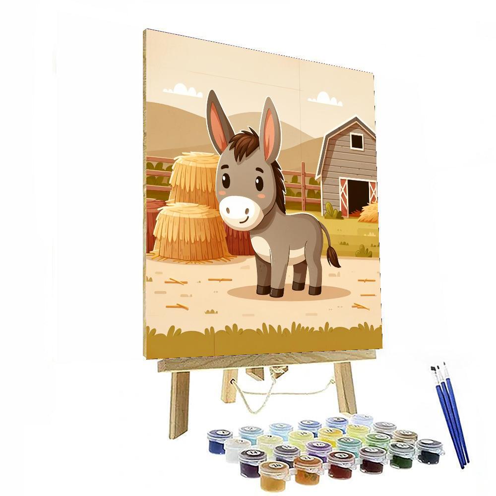 Dapper Donkey Paint By Numbers Art