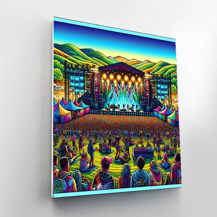 Dour Festival - Belgium Numbered Painting Kits