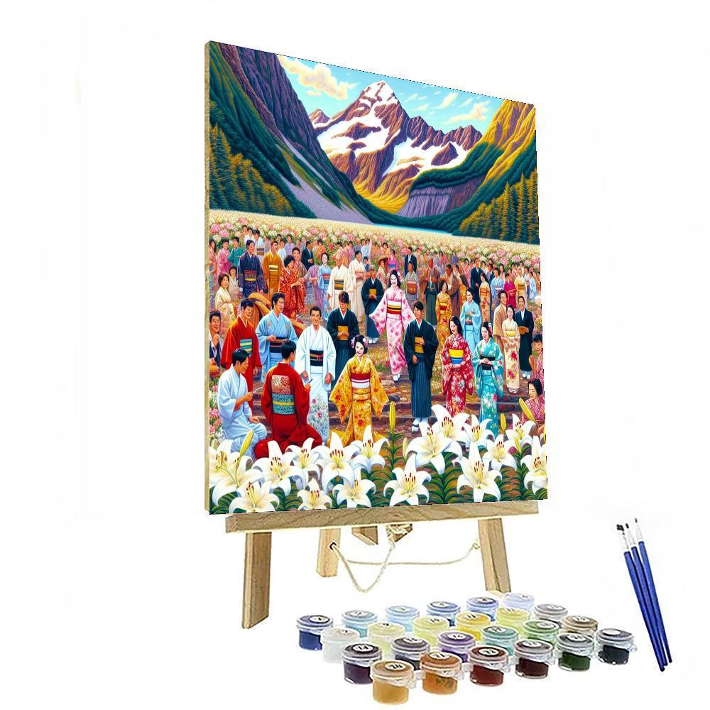 Yamayuri Festival - Japan Painting By Numbers Kit