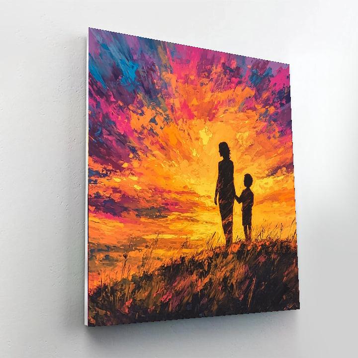 Eternal Bond At Sunset Paint By Number