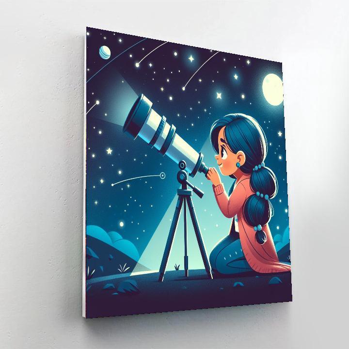 Celestial Stargazing Quest Paint By Number