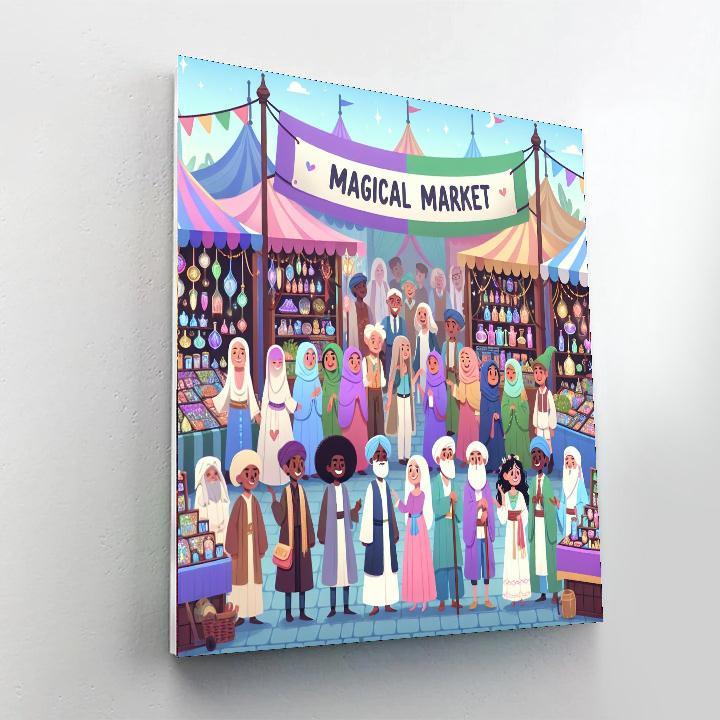 Magical Market Day Paint By Color