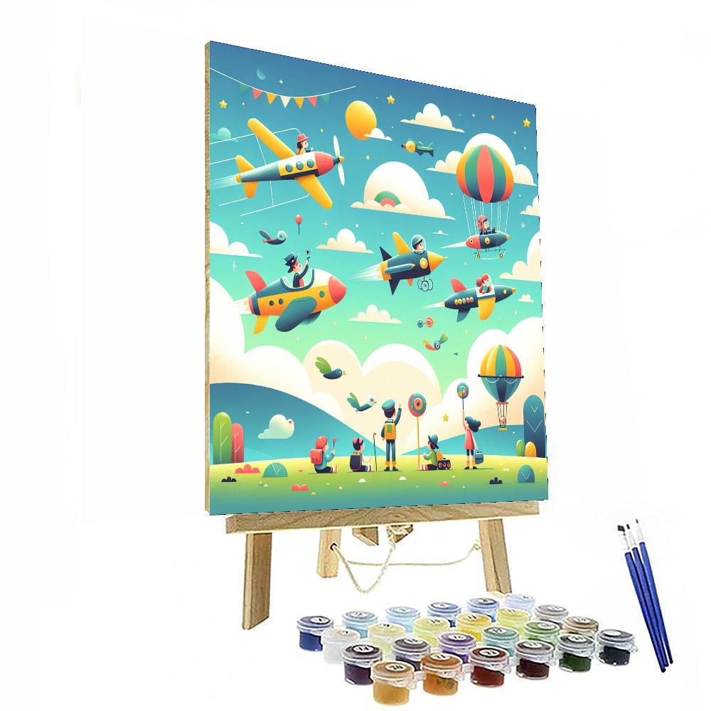 Imaginative Sky Explorers Paint By Numbers Kits