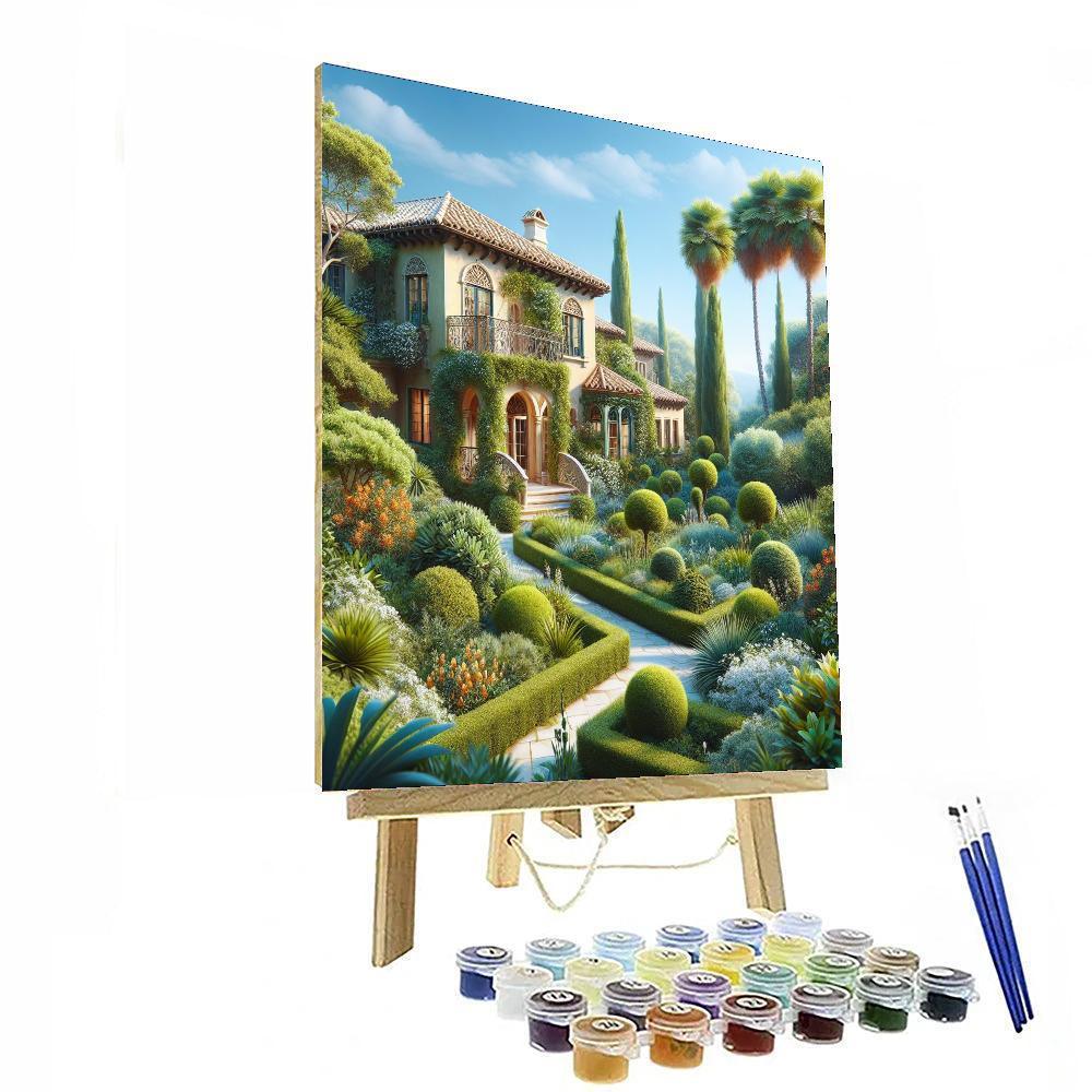 Mediterranean Villa Escape Numbered Painting Kits