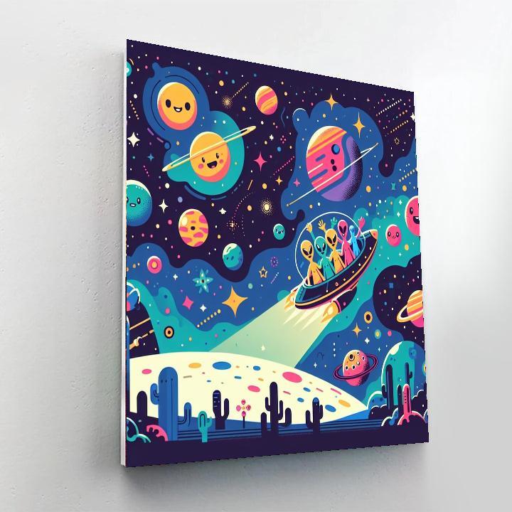 Mystic Space Journey Paint By Numbers