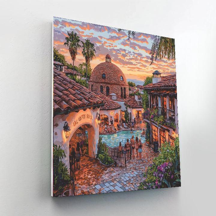 Tbilisi Sulphur Baths Painting Number Kit