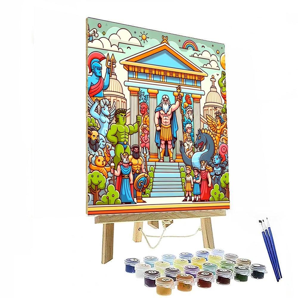 Ancient Greece Quest Paint By Numbers