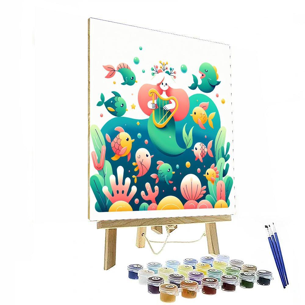 Mystic Mermaid Melody Paint By Number
