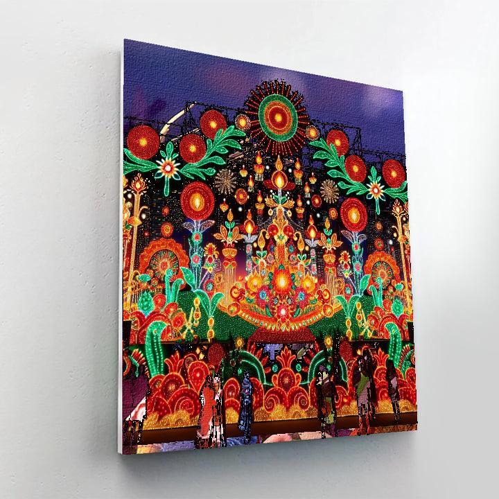 Sparkling Festival Of Lights Paint By Numbers