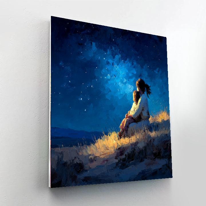 Eternal Bond Beneath The Stars Painting Number Kit