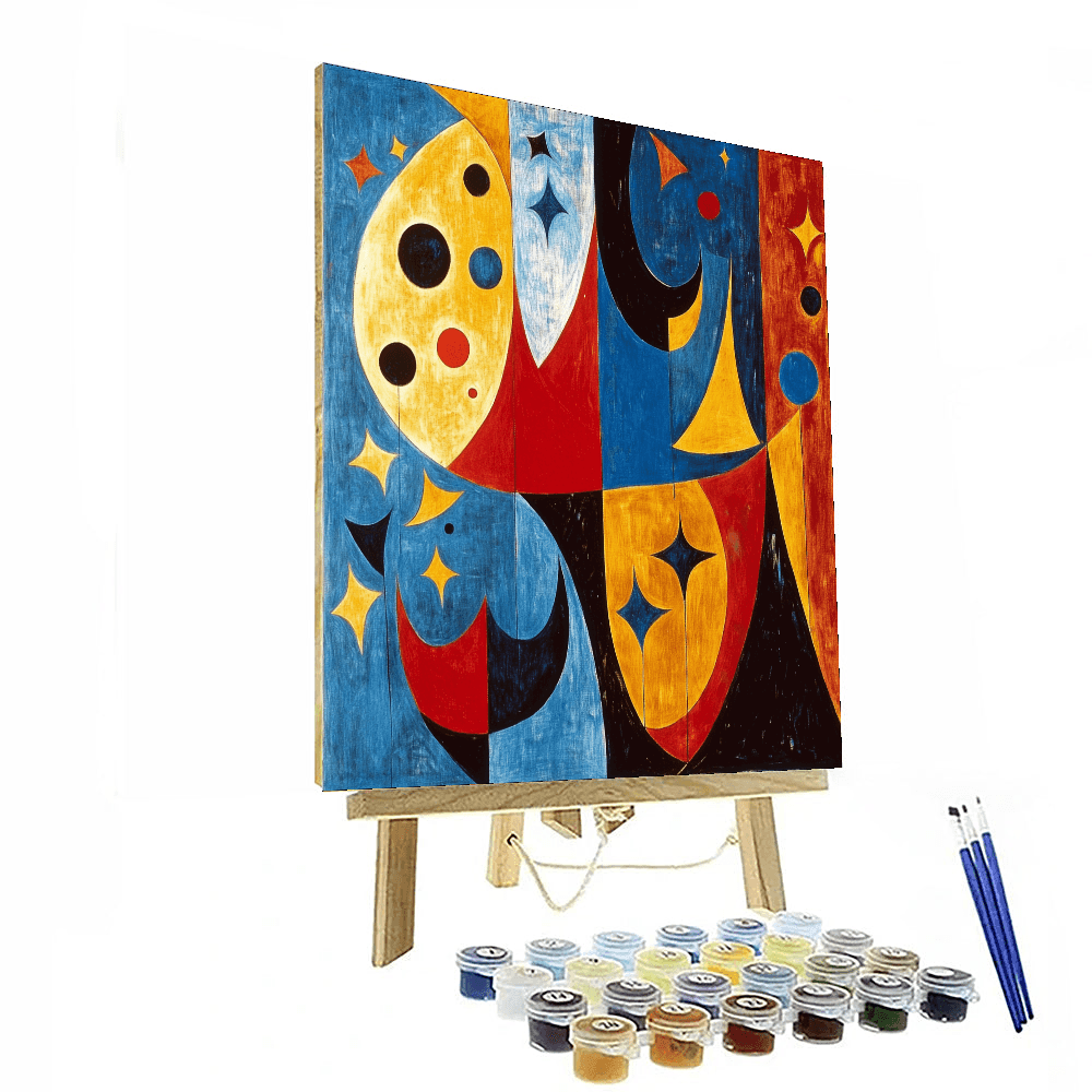 Joan Miró Inspired Dreamy Daydreams  Paint By Numbers Art