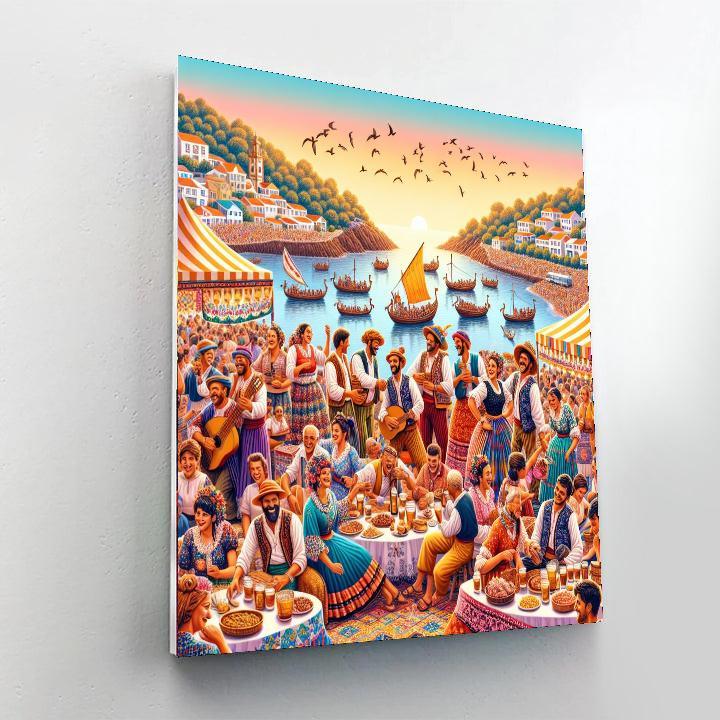 Oga Vez Festival - Portugal Painting Number Kit