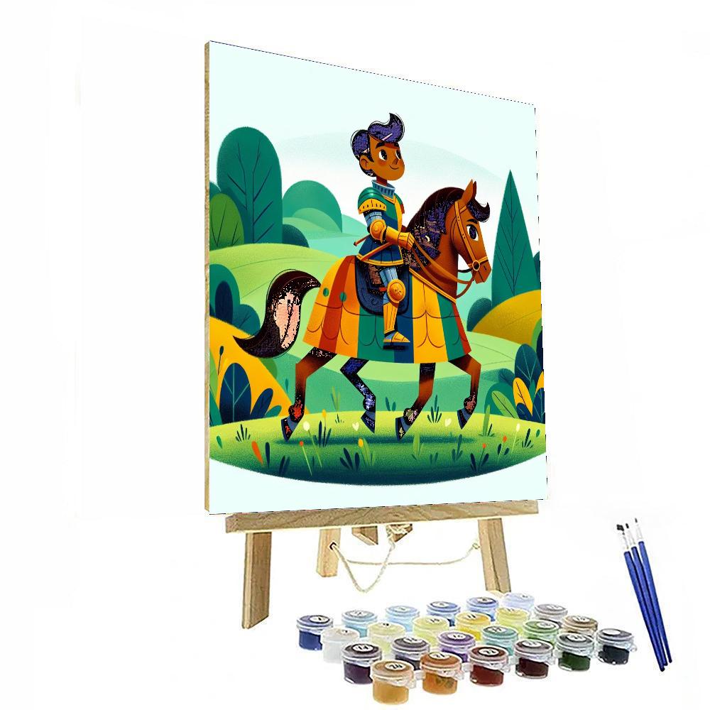 Royal Knight's Challenge Numbered Painting Kits