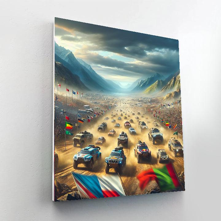 Dakar Rally - Senegal Paint By Numbers Art