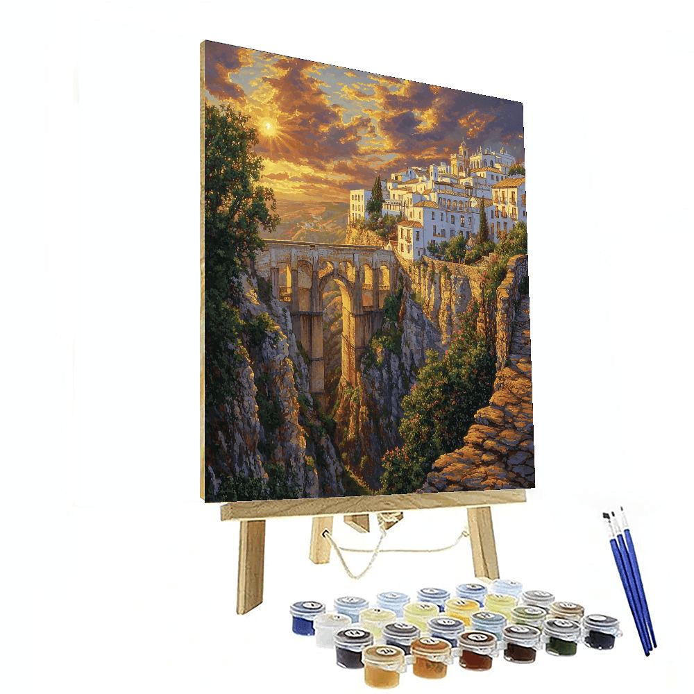 Ronda's Cliffside City Paint By Numbers Kits