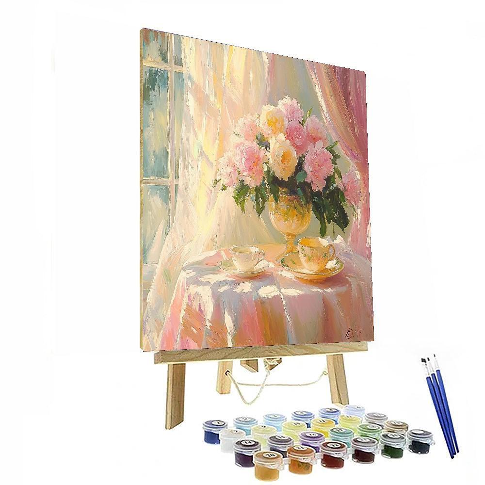 Edgar Degas Inspired Soft Embrace  DIY Paint By Numbers