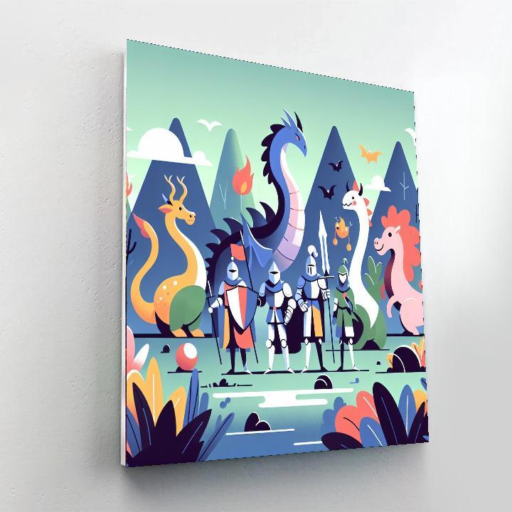 Mystical Fantasy Quest Numbered Painting Kits