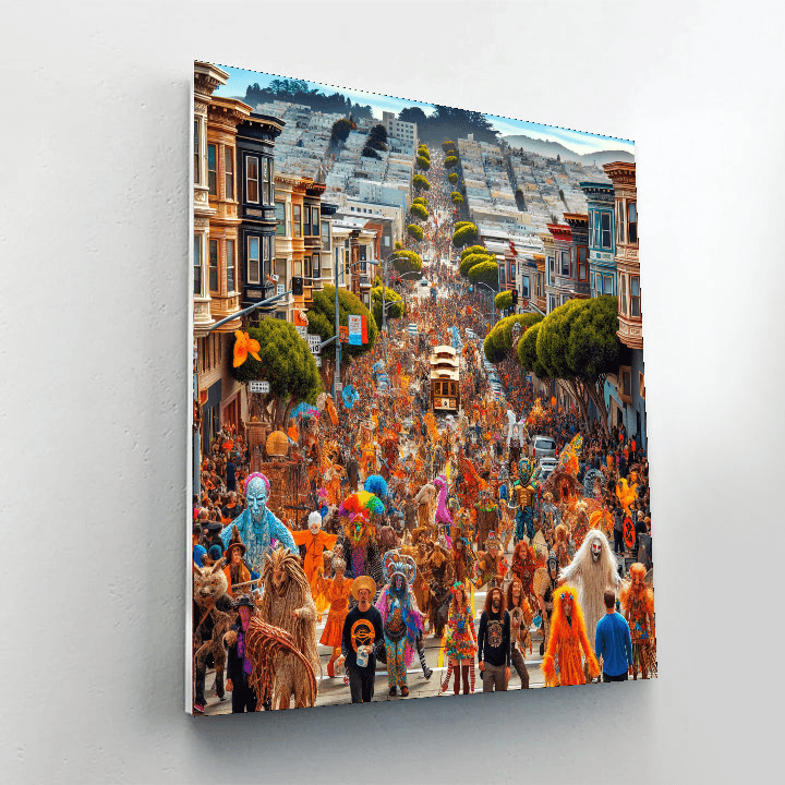 Bay To Breakers - San Francisco Paint By Color