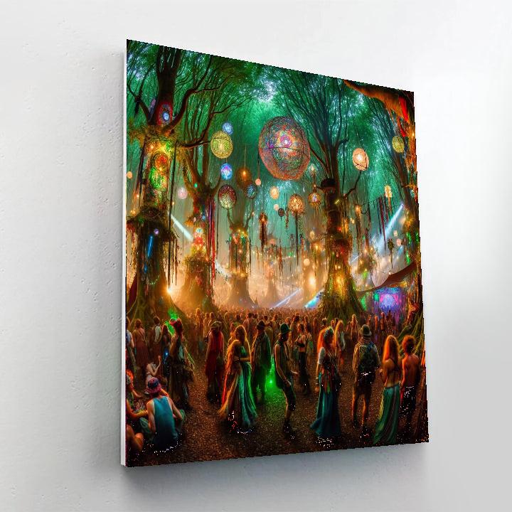 Electric Forest Number Painting