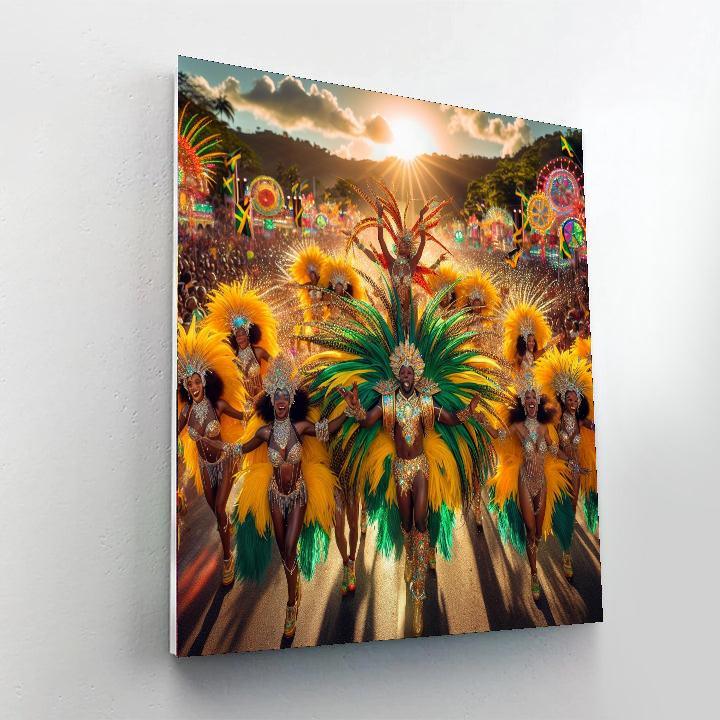 Jamaica Carnival - Jamaica DIY Paint By Numbers