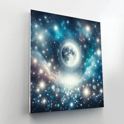 Magical Moon Star Night Paint By Number