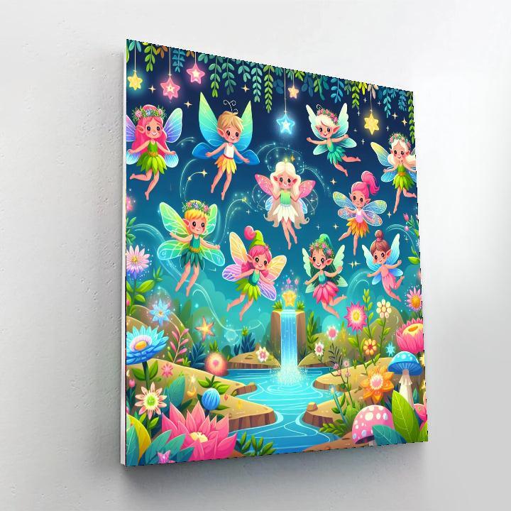 Fairy Garden Enchantment Paint By Numbers Art