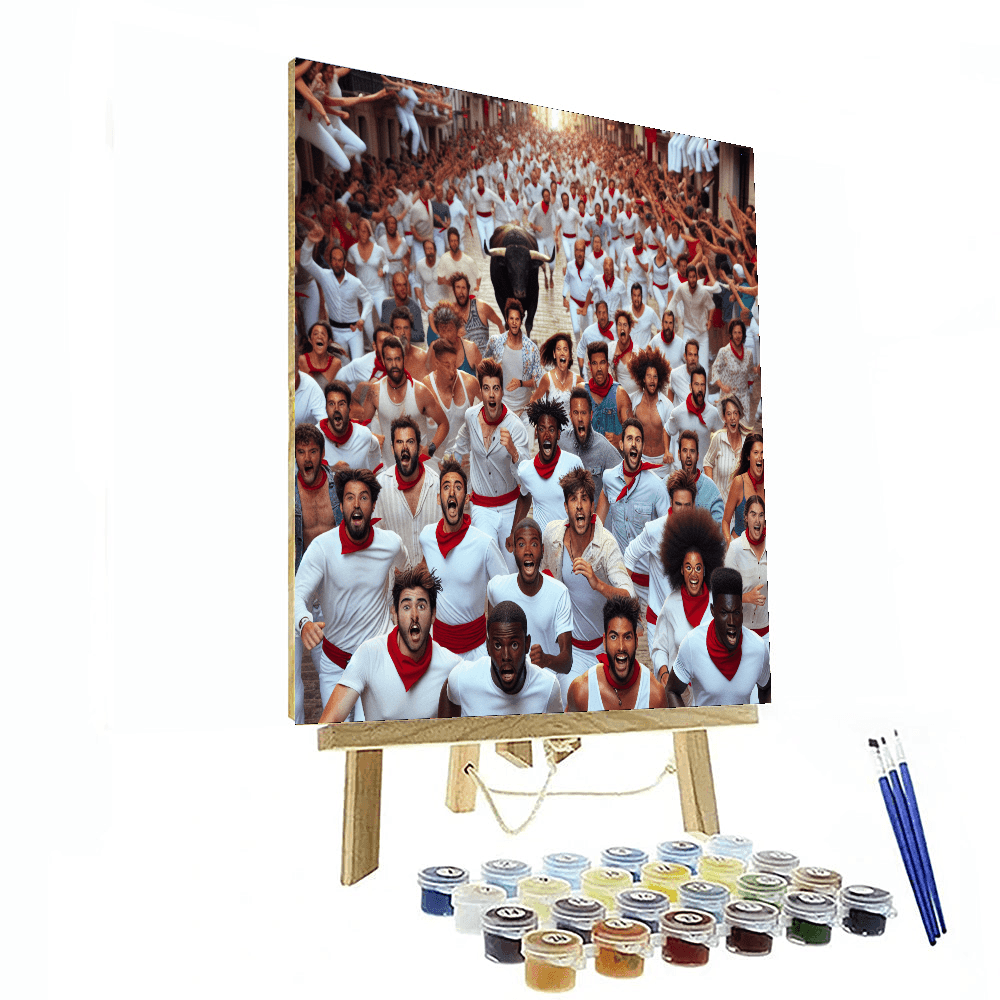 Festival Of San Fermin Number Painting