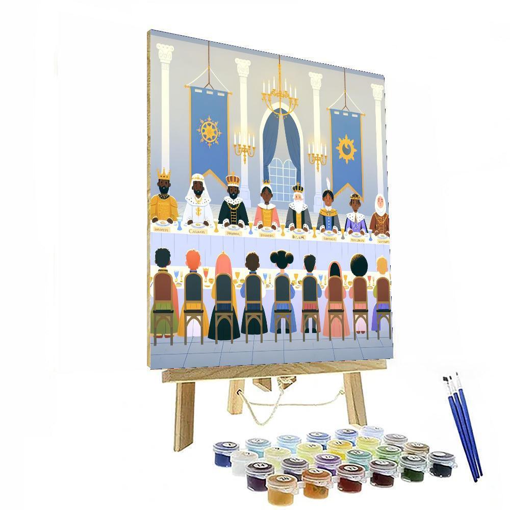 Royal Banquet Feast Paint By Numbers Art